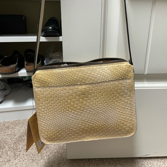 Patricia Nash Nazaire color Rattan Crossbody Bag